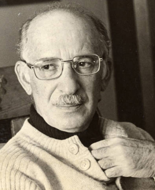 Bernard Malamud during visit to Oregon State University. 1970s.