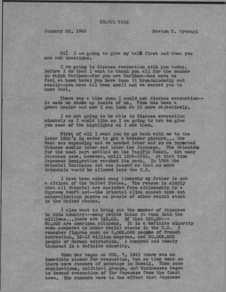 Newton K. (Uyesugi) Wesley (1917-2011)