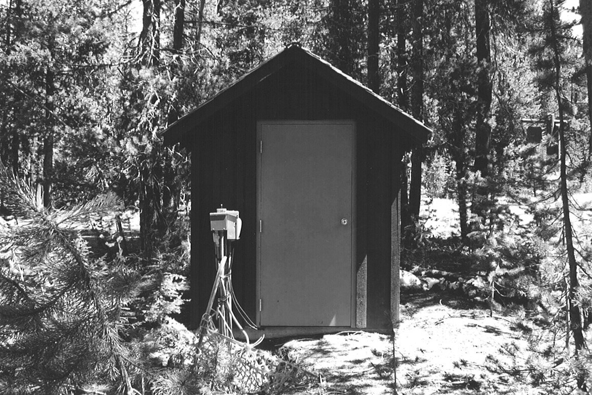 Elk Lake Guard Station, pump house, 2002