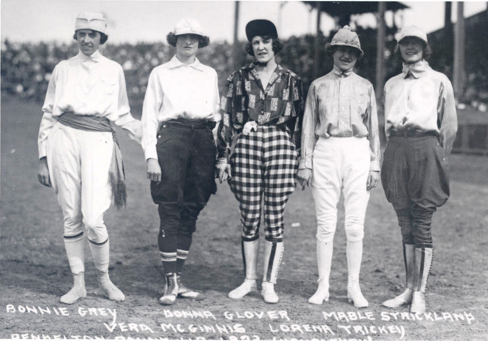 Bonnie Grey, Donna Glover, Mable Strickland, Vera McGinnis, and Lorena Trickey.