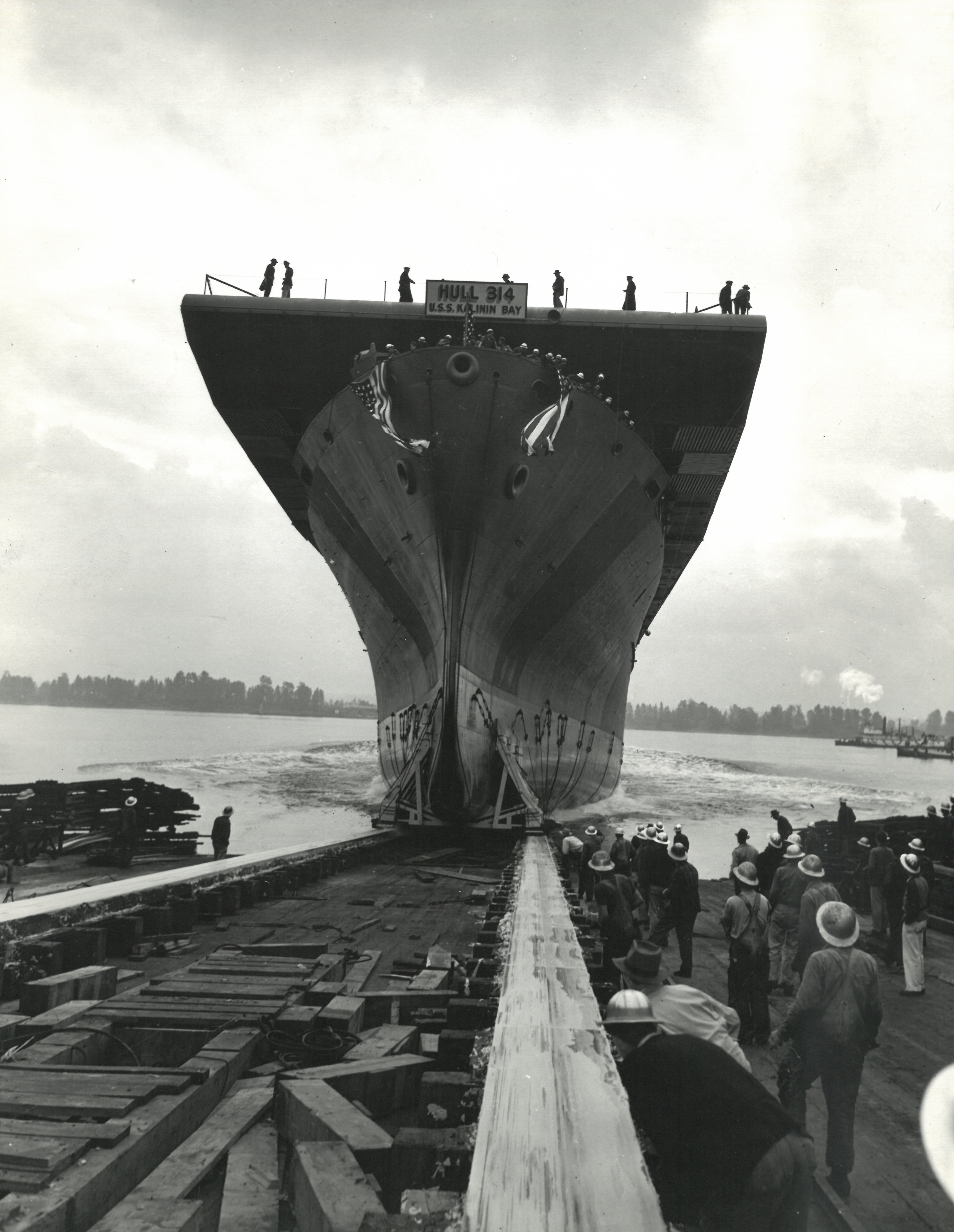 The U.S.S. Kalinin eventually came to Tongue Point and then to the war in the Pacific.