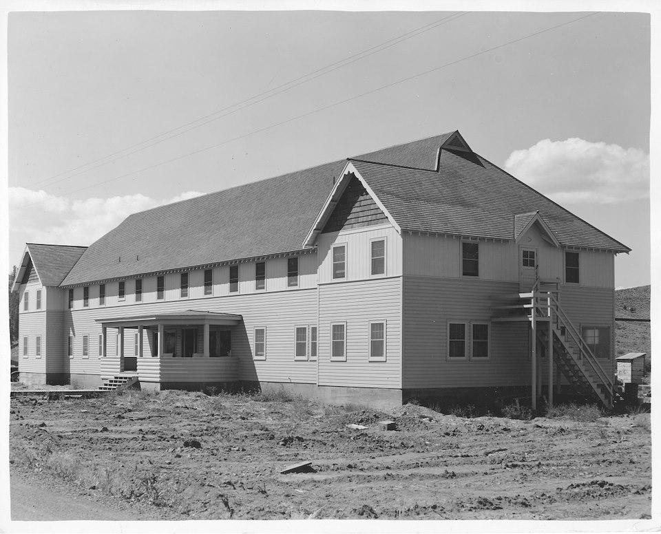 Constructed to house single mill and railroad workers.