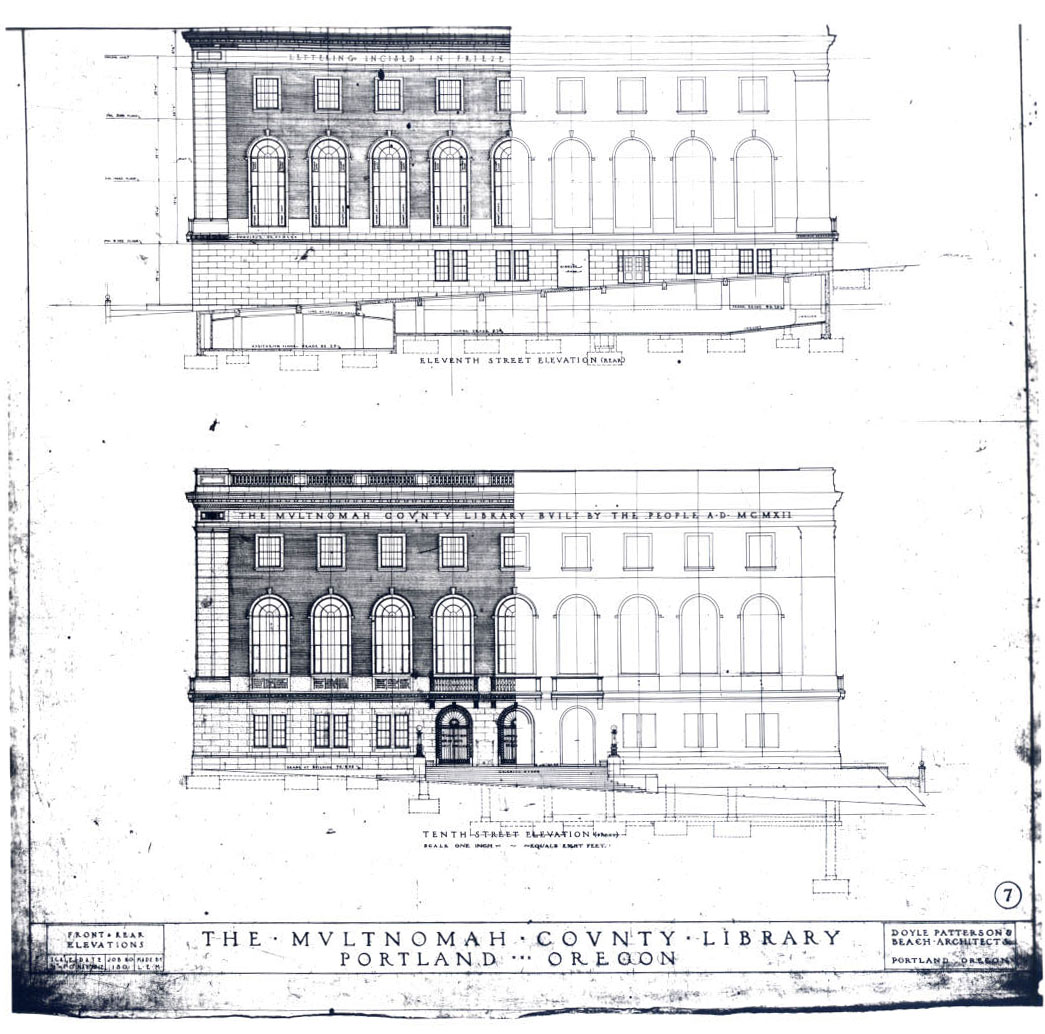 Architectural drawing by Doyle, Patterson & Beach