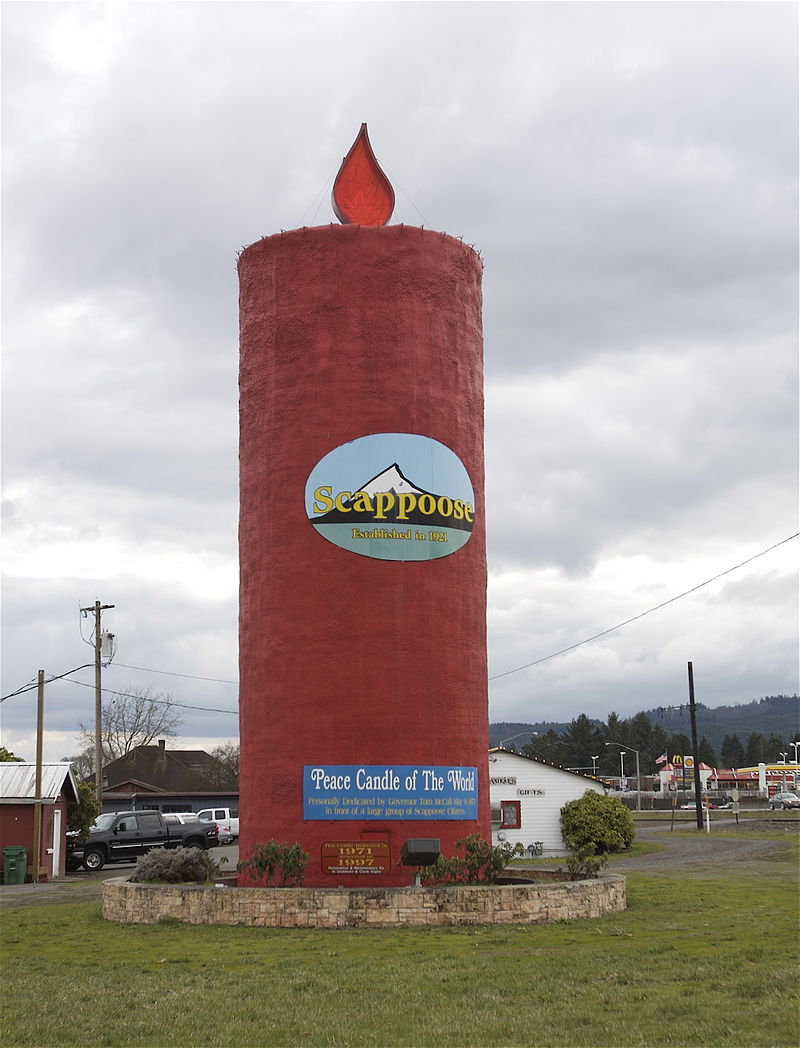 Scappoose Peace Candle of the World
