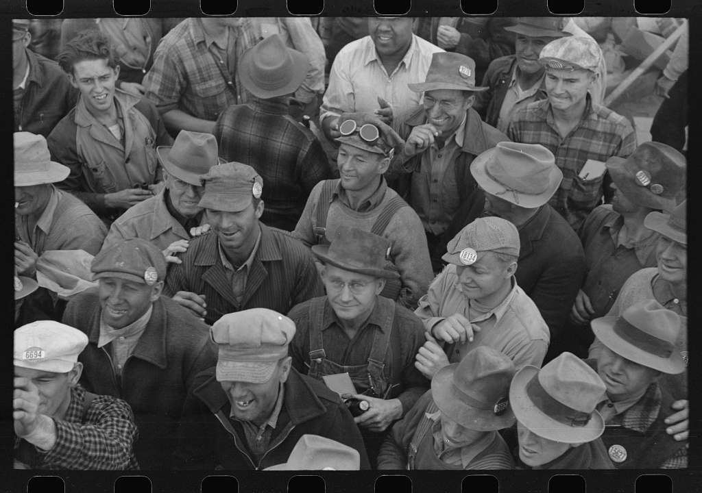 Workers celebrated after pouring concrete for 24 igloos in 24 hours.