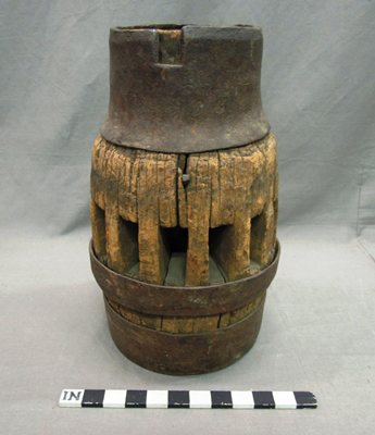 Remnant of a wagon brought across the plains to Oregon by the donor's father, Daniel Waldo, in 1843. Made in Montana. Donated by John B. Waldo in 1900.