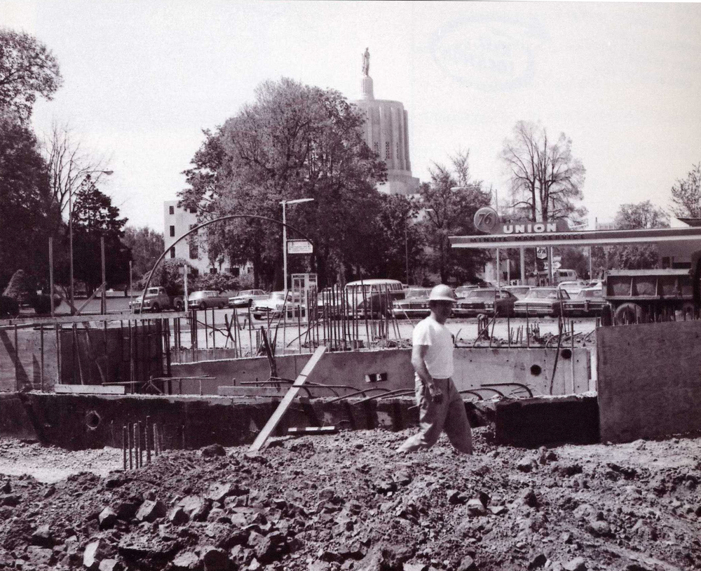 Construction of new AOI headquarters, 1149 Court Street NE, Salem.