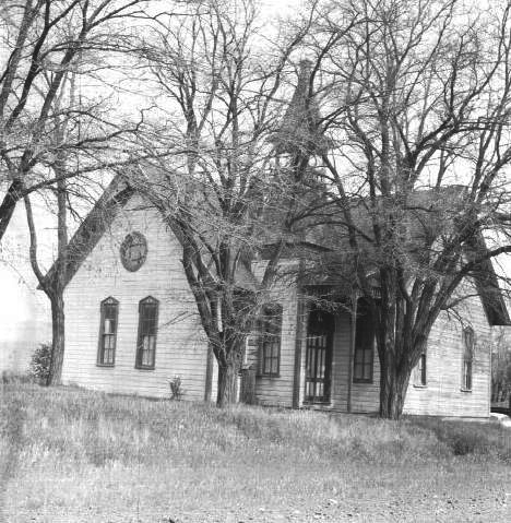Antelope Catholic church (built 1894), Oct. 1962