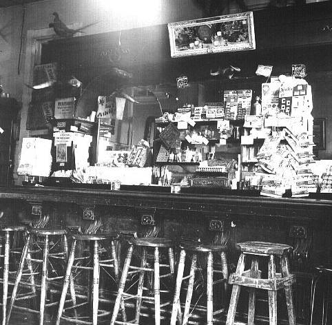 John Silvertooth's store and tavern, Antelope, 1962.