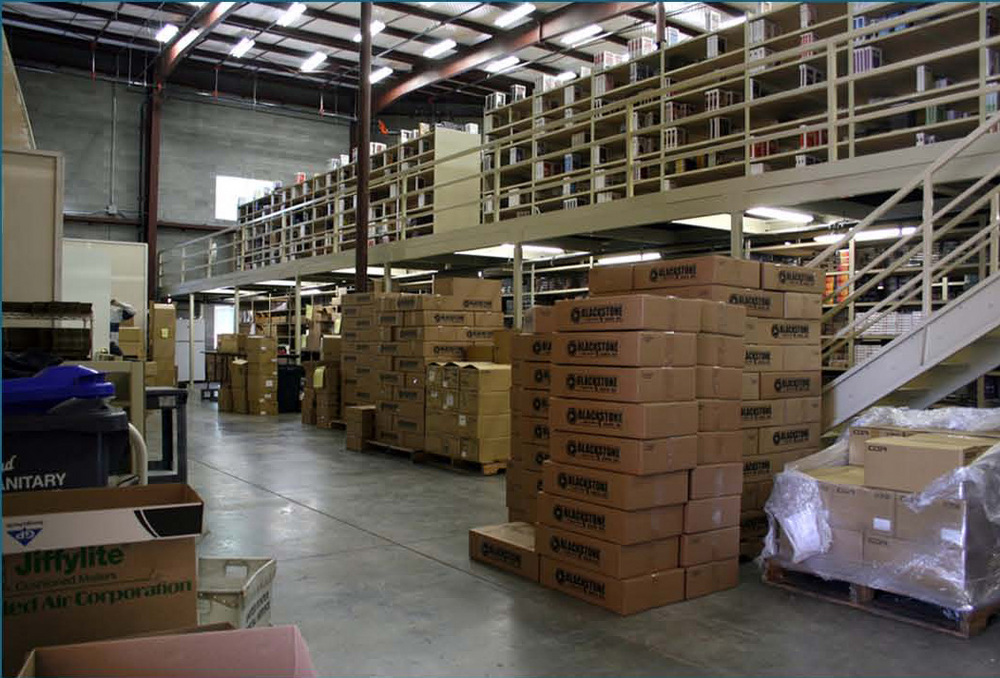 Blackstone Audio retail shipping and warehouse space.
