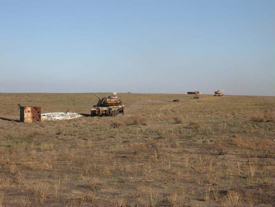 Bombing range at Naval Weapons Systems Training Facility, Boardman, 2010.