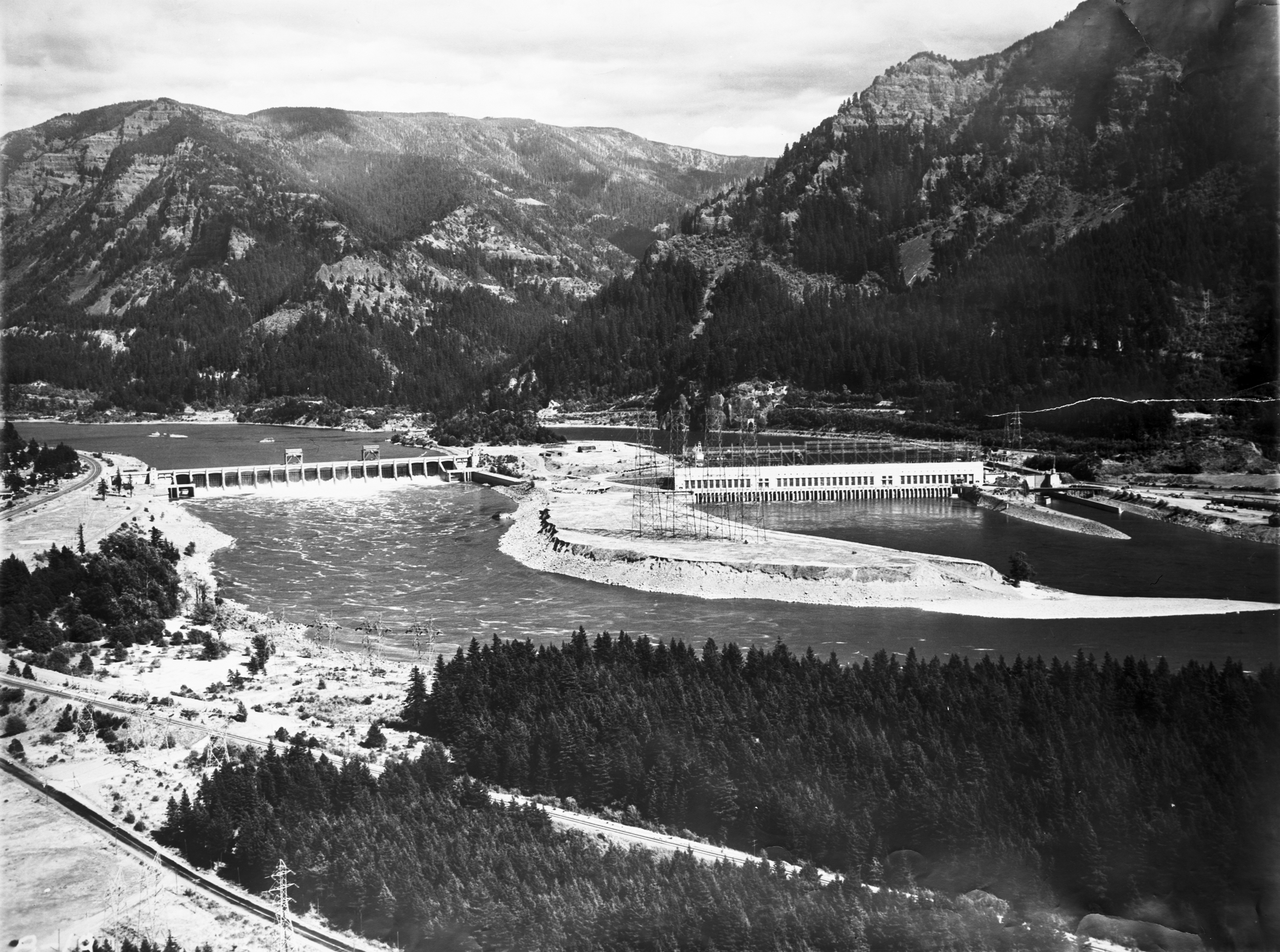 Bonneville Dam.