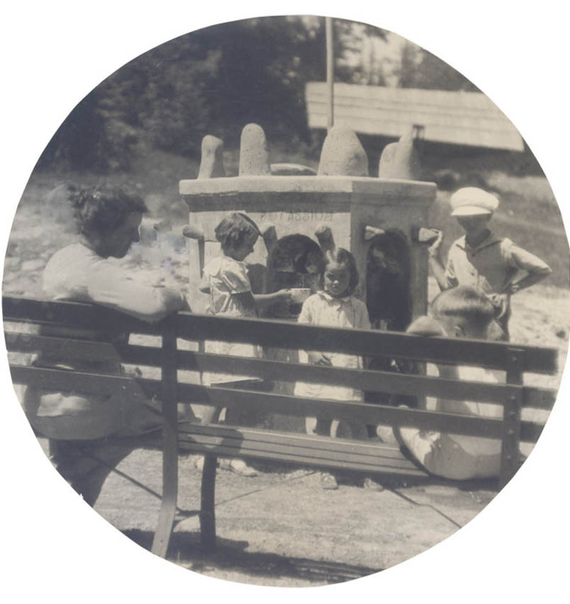 Breitenbush mineral fountain, 1933