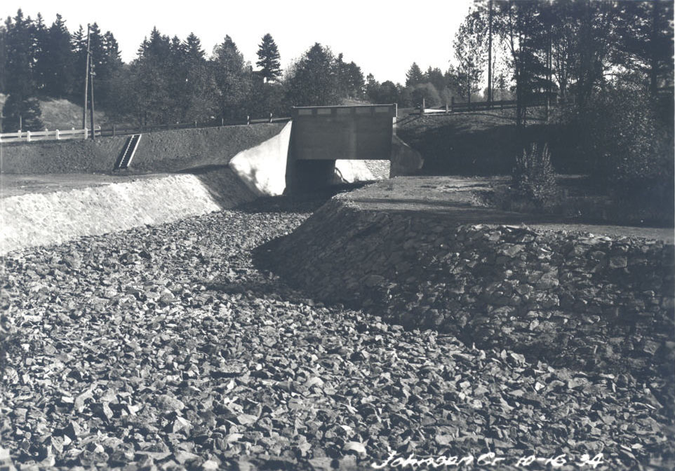 Johnson Creek, CWA project, 1931