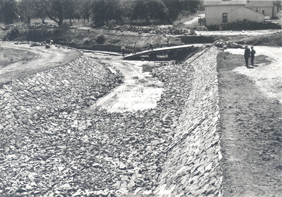 Johnson Creek, CWA project, 1931