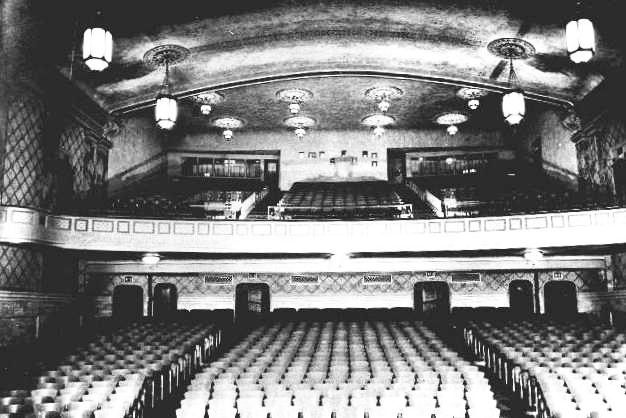 Capitol Theater auditorium and balcony, 1940.