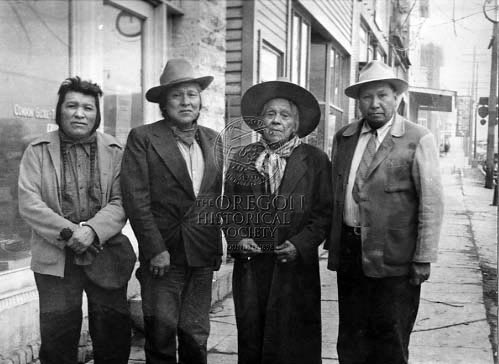 Members of the Rock Creek and Celilo bands met in Condon to form an alliance in opposition to outside interference at Celilo Falls.
