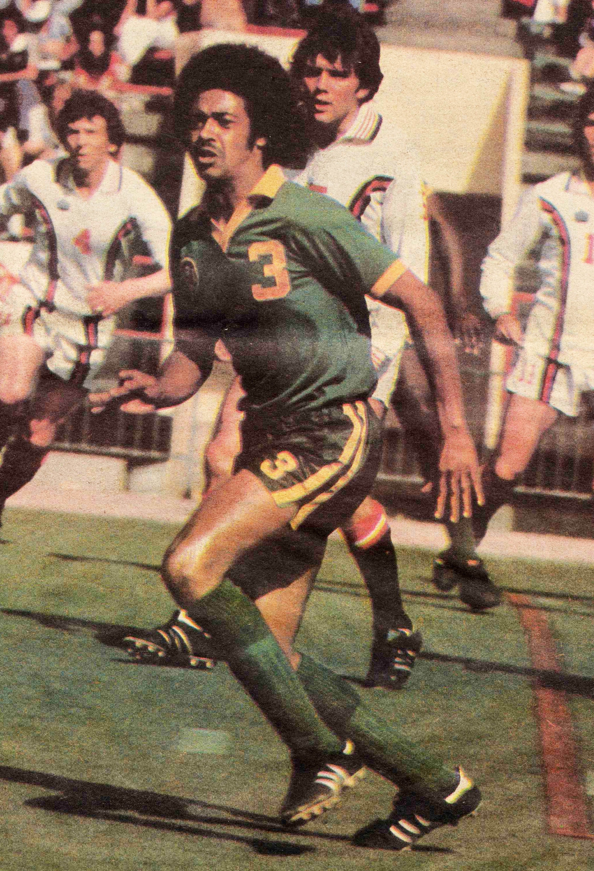 Clive Charles on cover of Soccerwatcher, Nov. 1980.