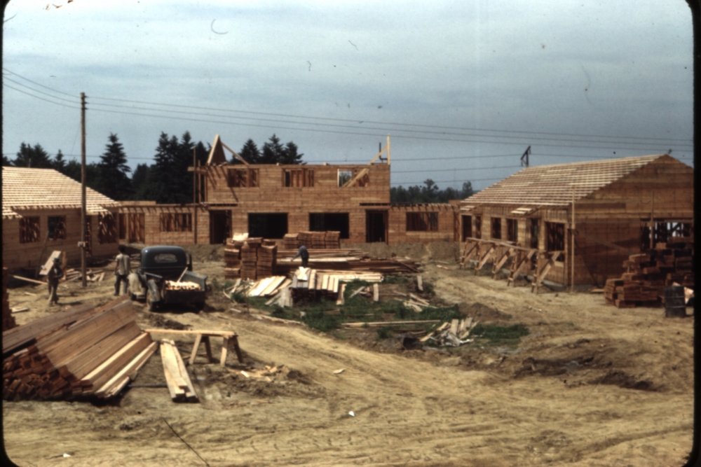 Columbia Villa construction, 1942.