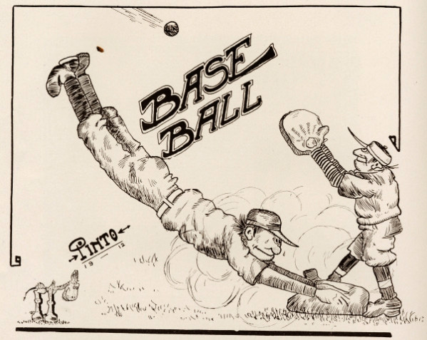 Vance DeBar "Pinto" Colvig's drawings were used extensively throughout the 1913 Beaver Yearbook.