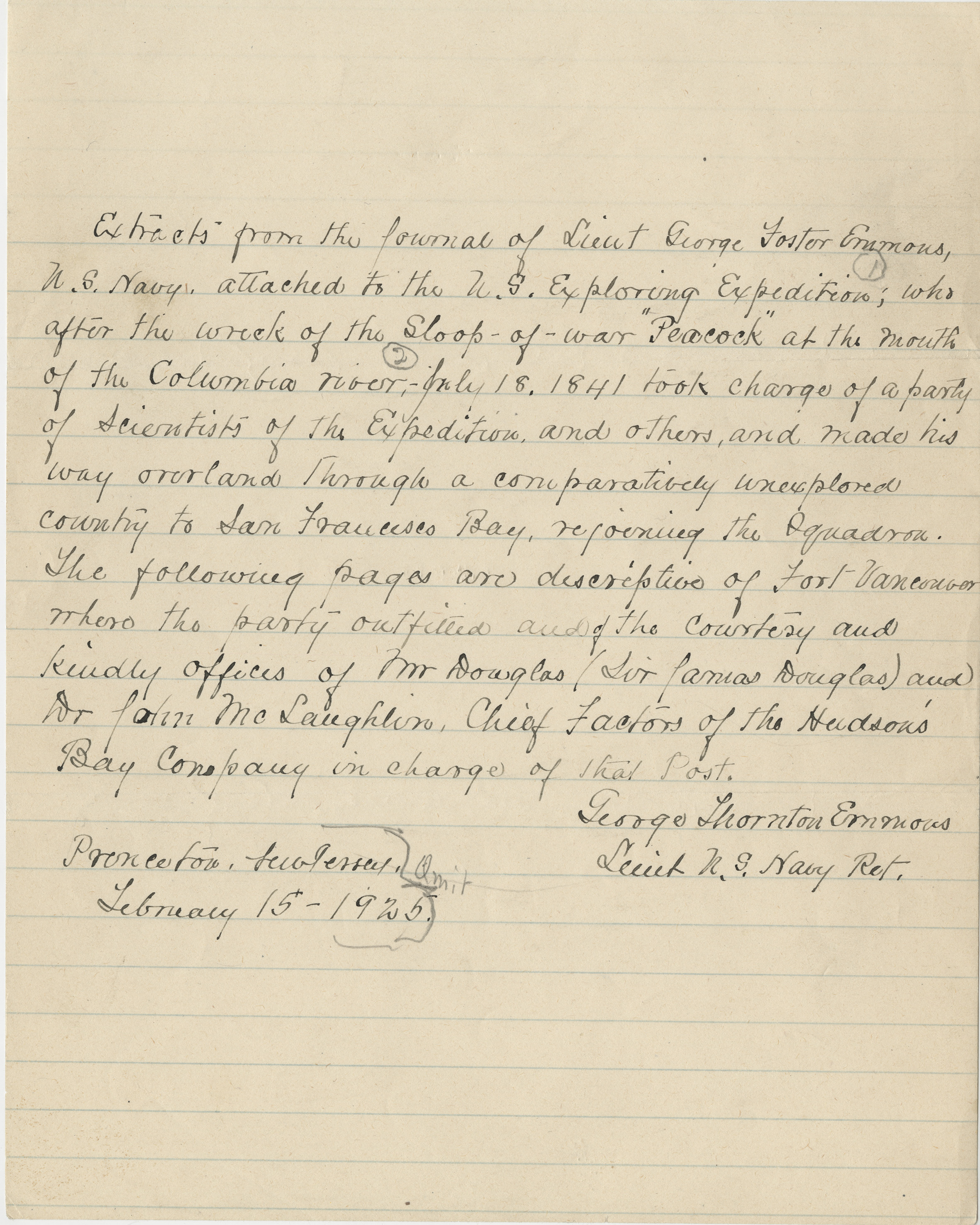 Read longer version by clicking on "Documents" tab. Diary was hand-copied from the original in 1925.