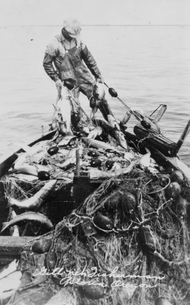 Gill net fishing, Astoria.