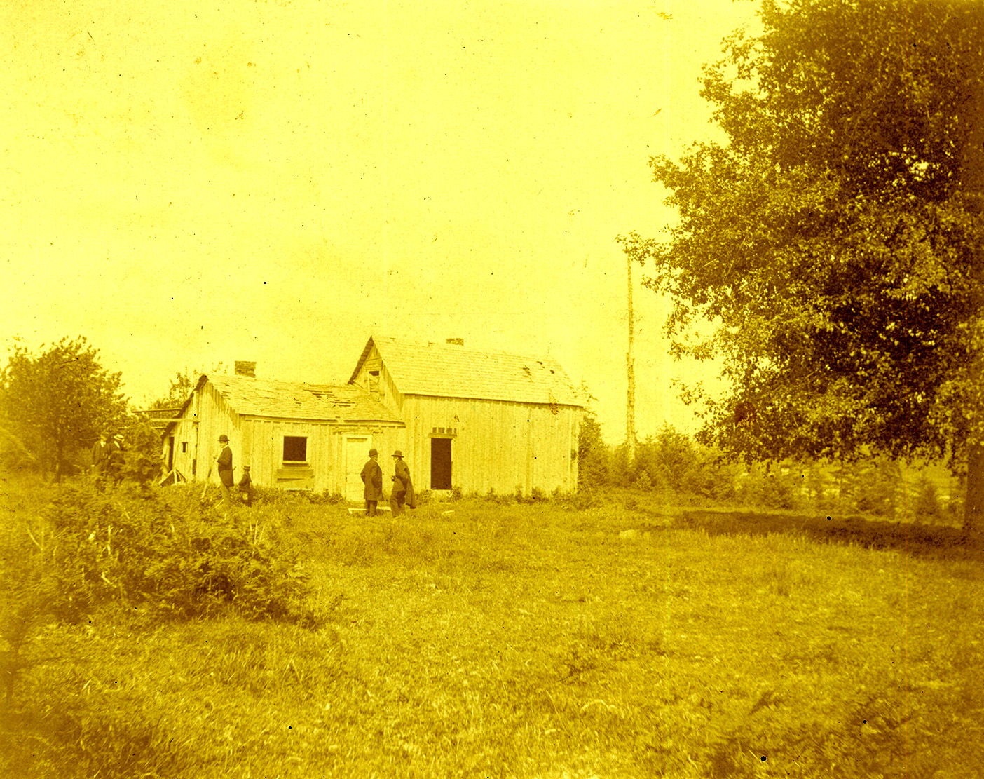 W. Hampton Smith house on the Fort Clatsop site, June 1900.