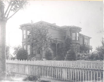 Dr. Hawthorne's home on Belmont St., Portland.