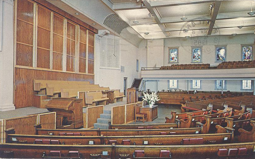Hinson Memorial Baptist Church, 1965 postcard