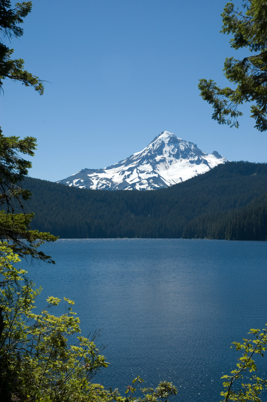 Mount Hood and Bull Run Lake, 2010