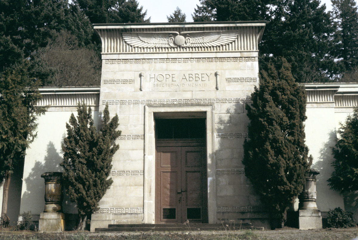 Hope Abbey Mausoleum, 1980.
