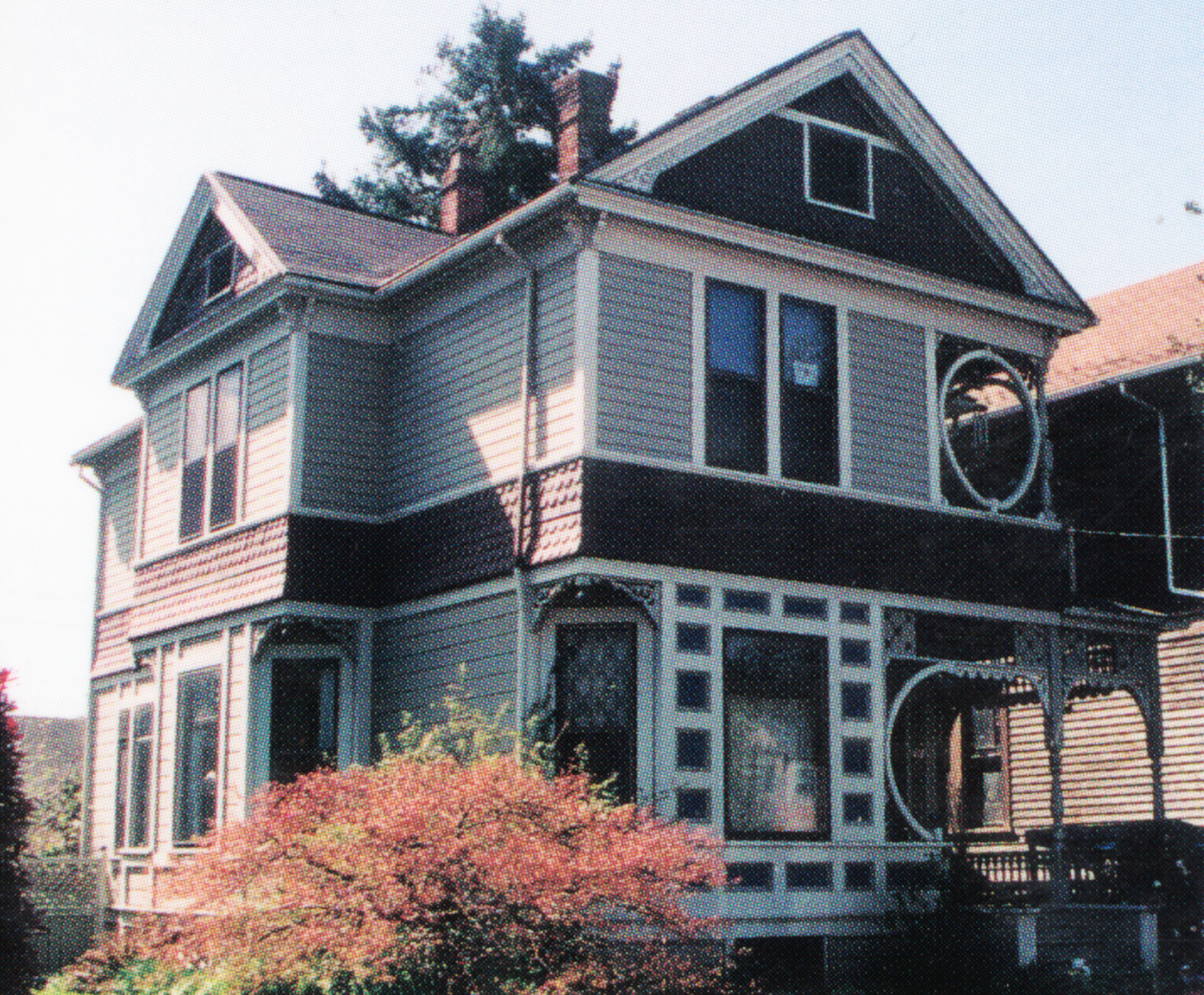 John E. Povey House at 1312 NE Tillamook St. in 1996 (built 1891).