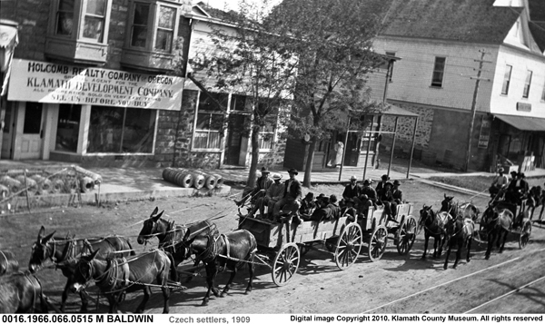 Czech settlers in Klamath Falls, 1909.