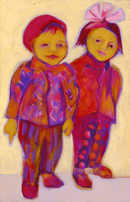 Nursery School Children, 1977 (42"x30") (China).