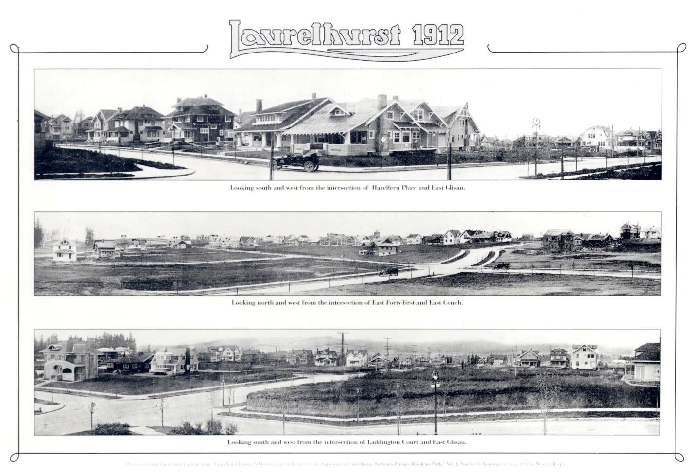 Laurelhurst neighborhood ad, 1912