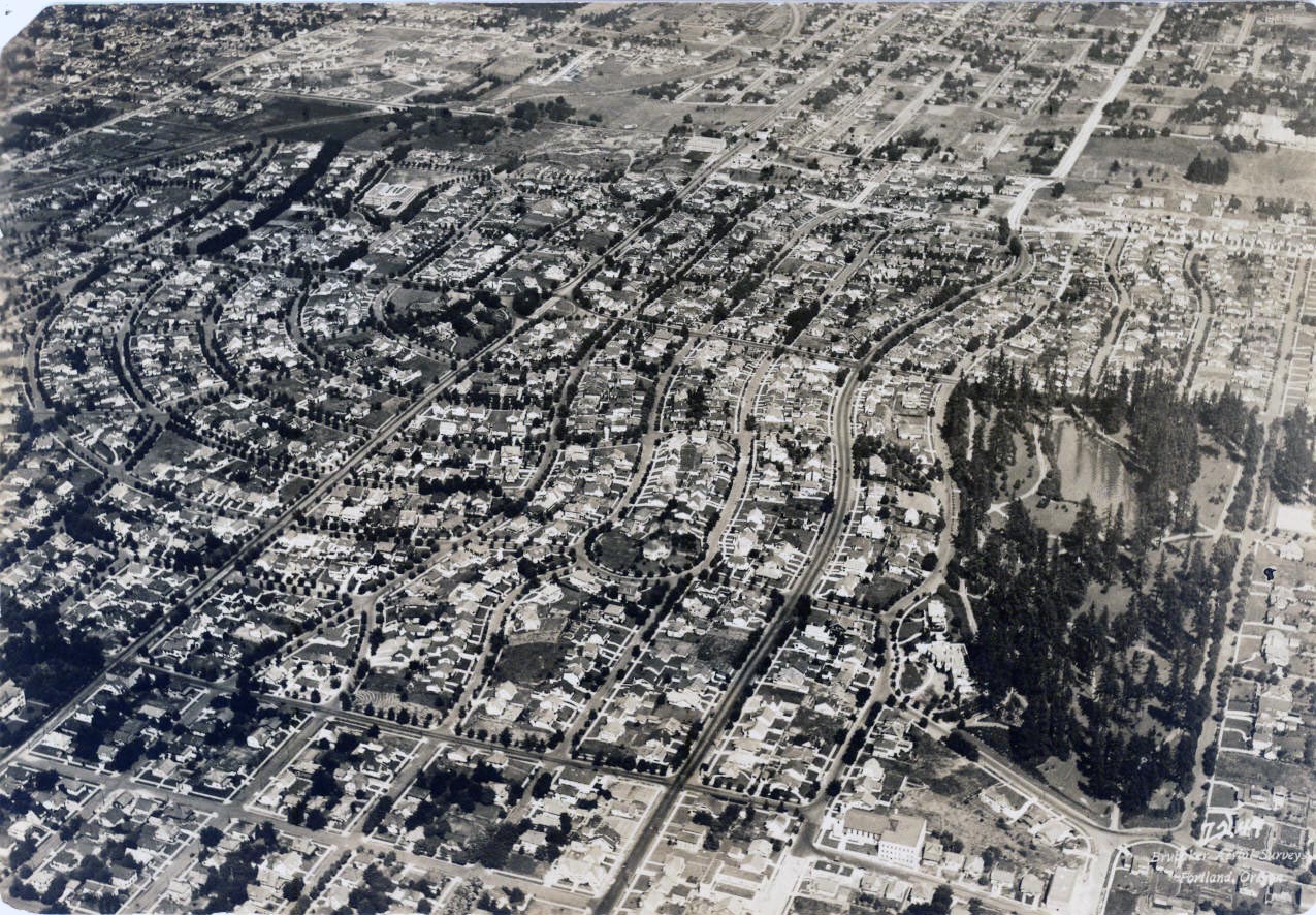 Laurelhurst, aerial, c.1930