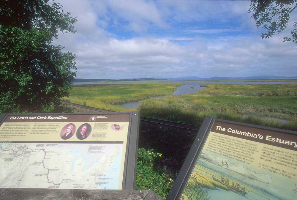 Lewis & Clark National Wildlife Refuge, Hwy. 30 east of Astoria.
