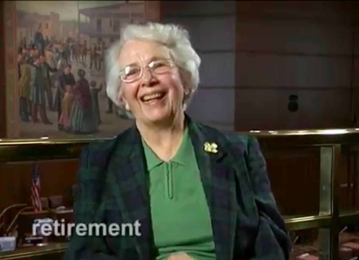 A still from a video interview held by the Oregon State Library.