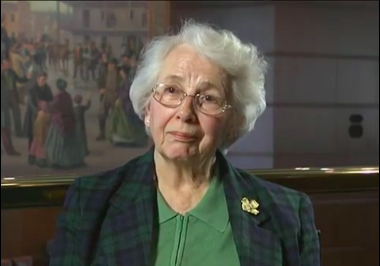 A still from a video interview held by the Oregon State Library