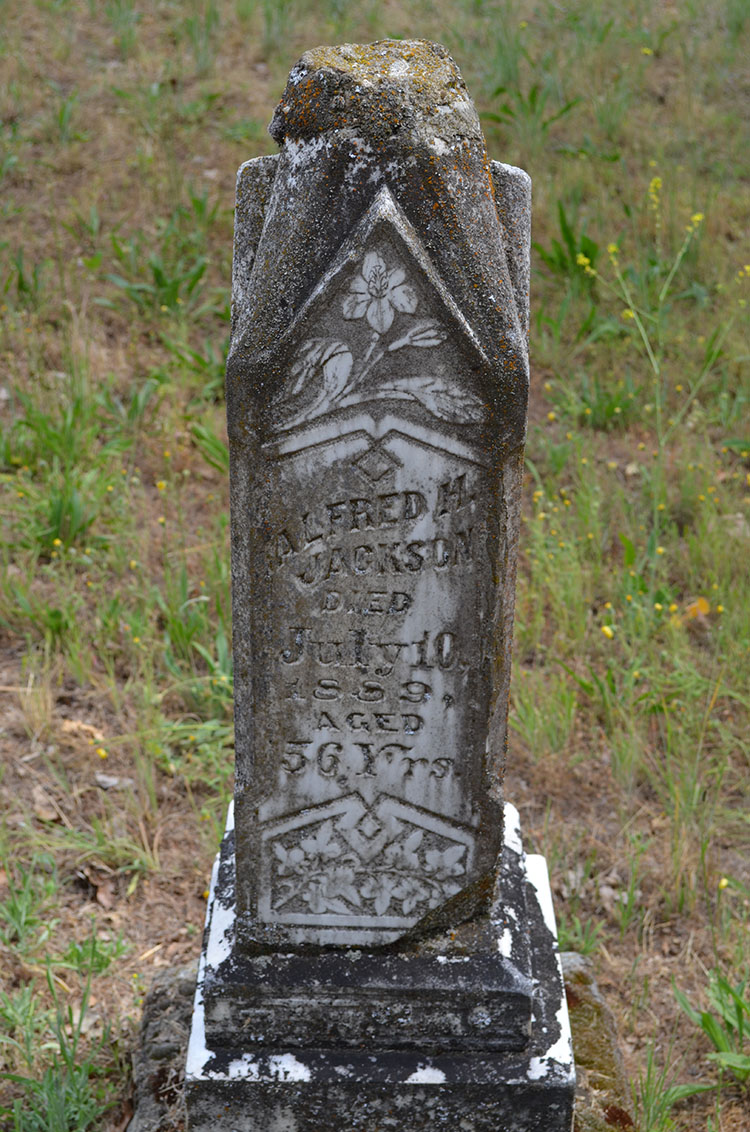 Marker, 1889. moved from original site