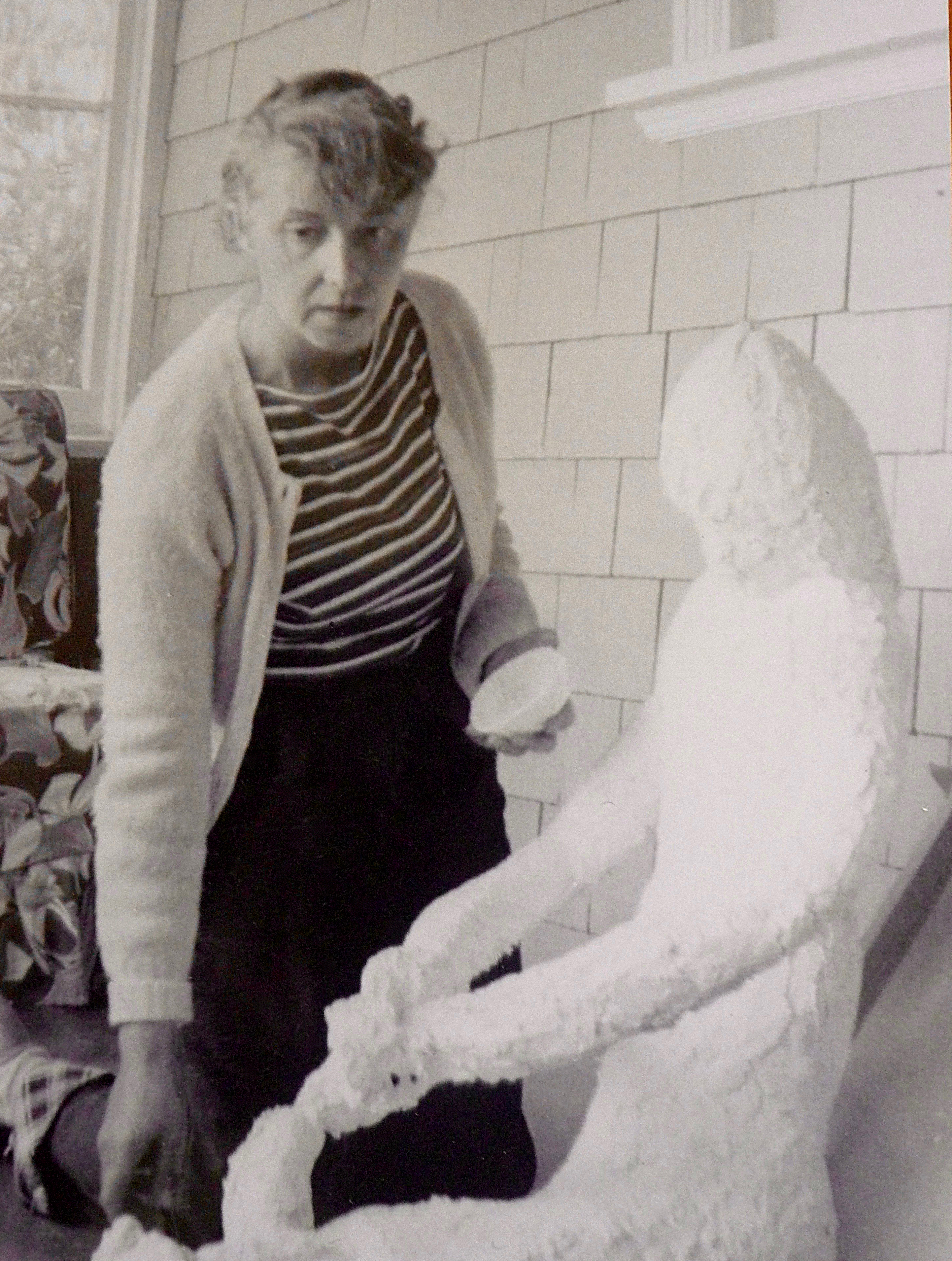 Photograph by her husband Ed Stone.