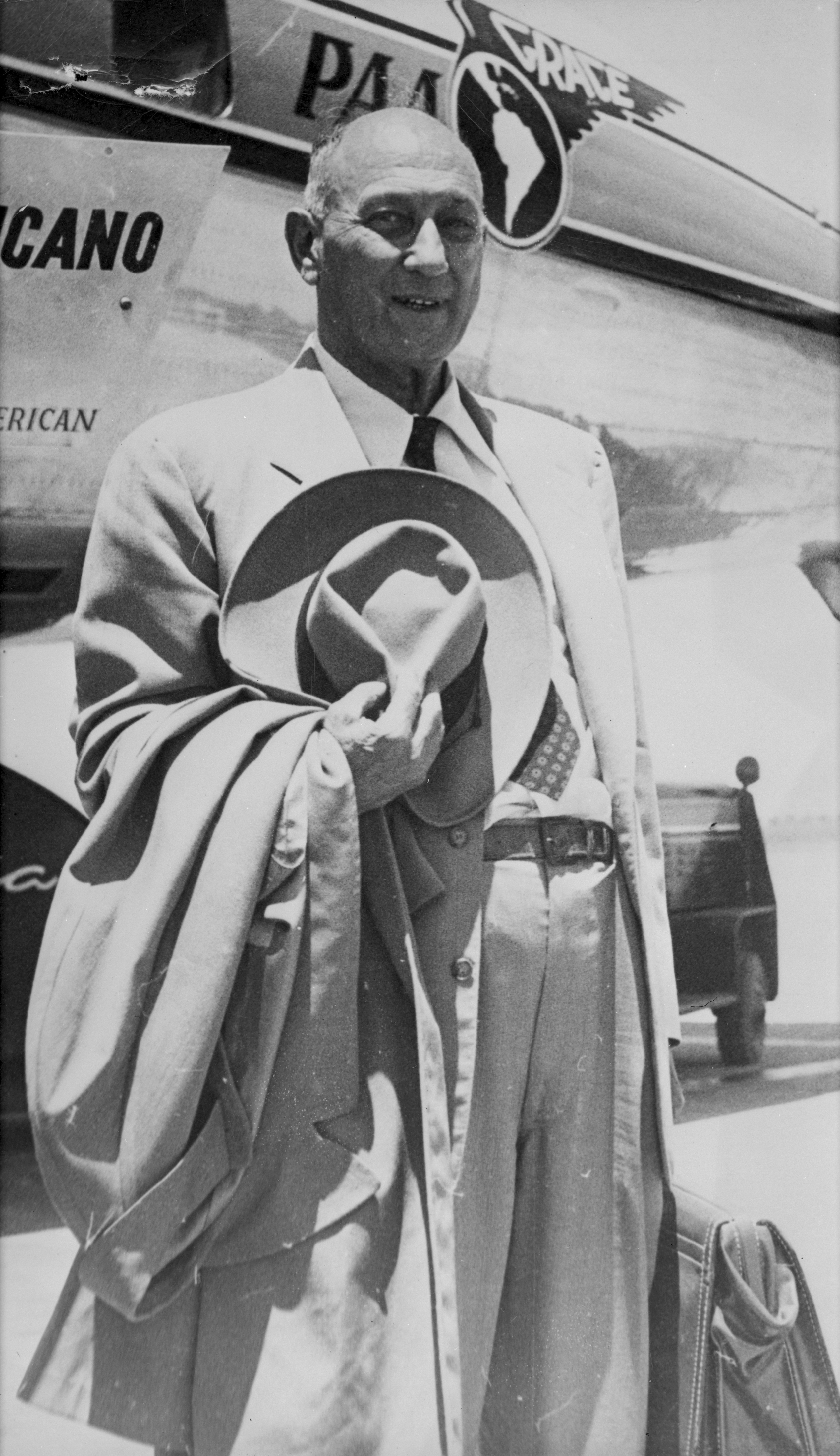 David T. Mason in Santiago, Chile, 1952.