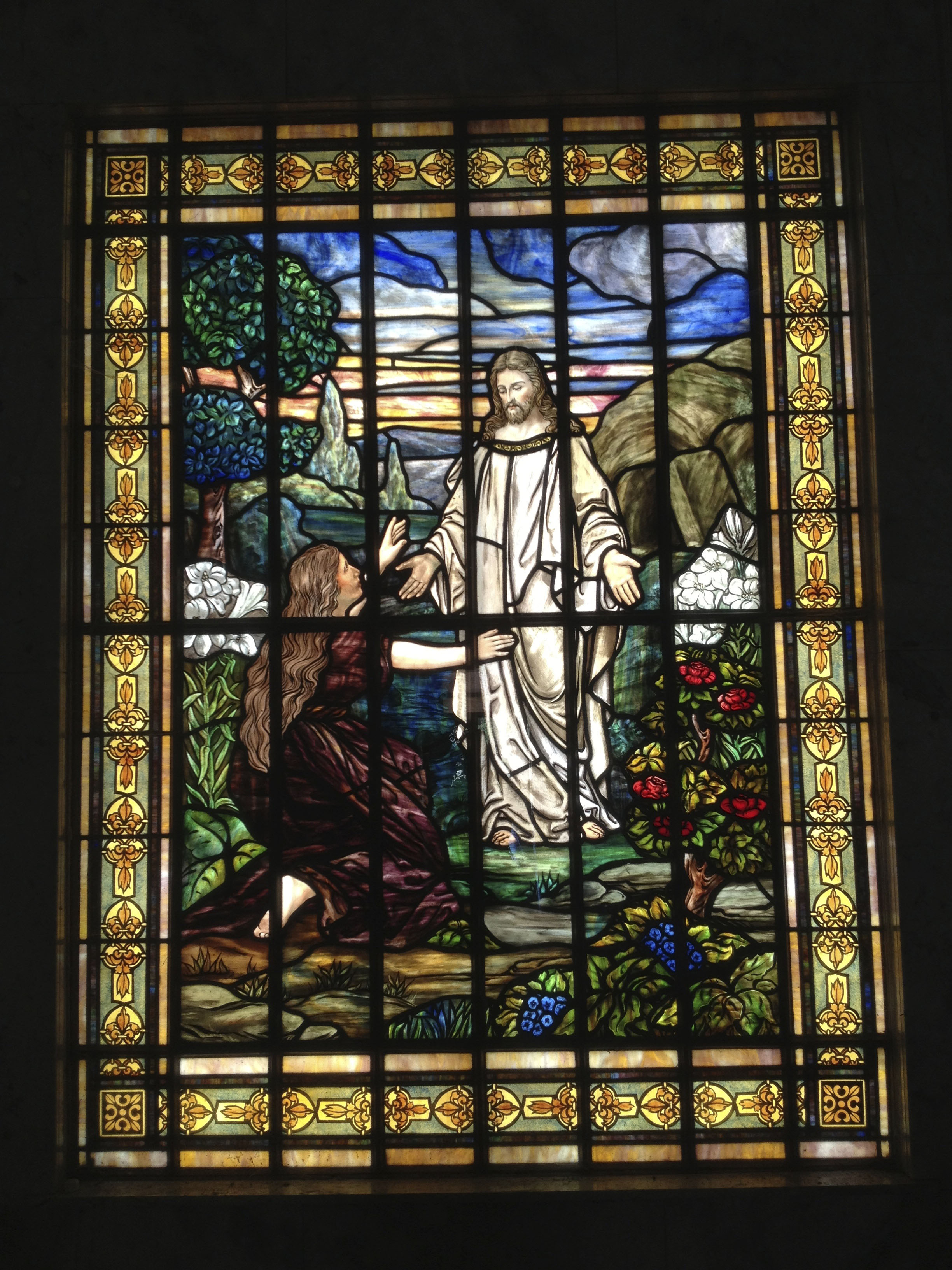 Mausoleum, south window