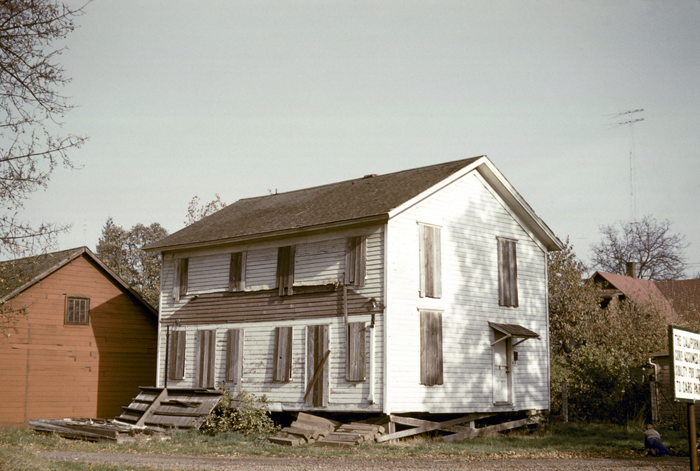 Methodist Parsonage in 1959, before restoration.