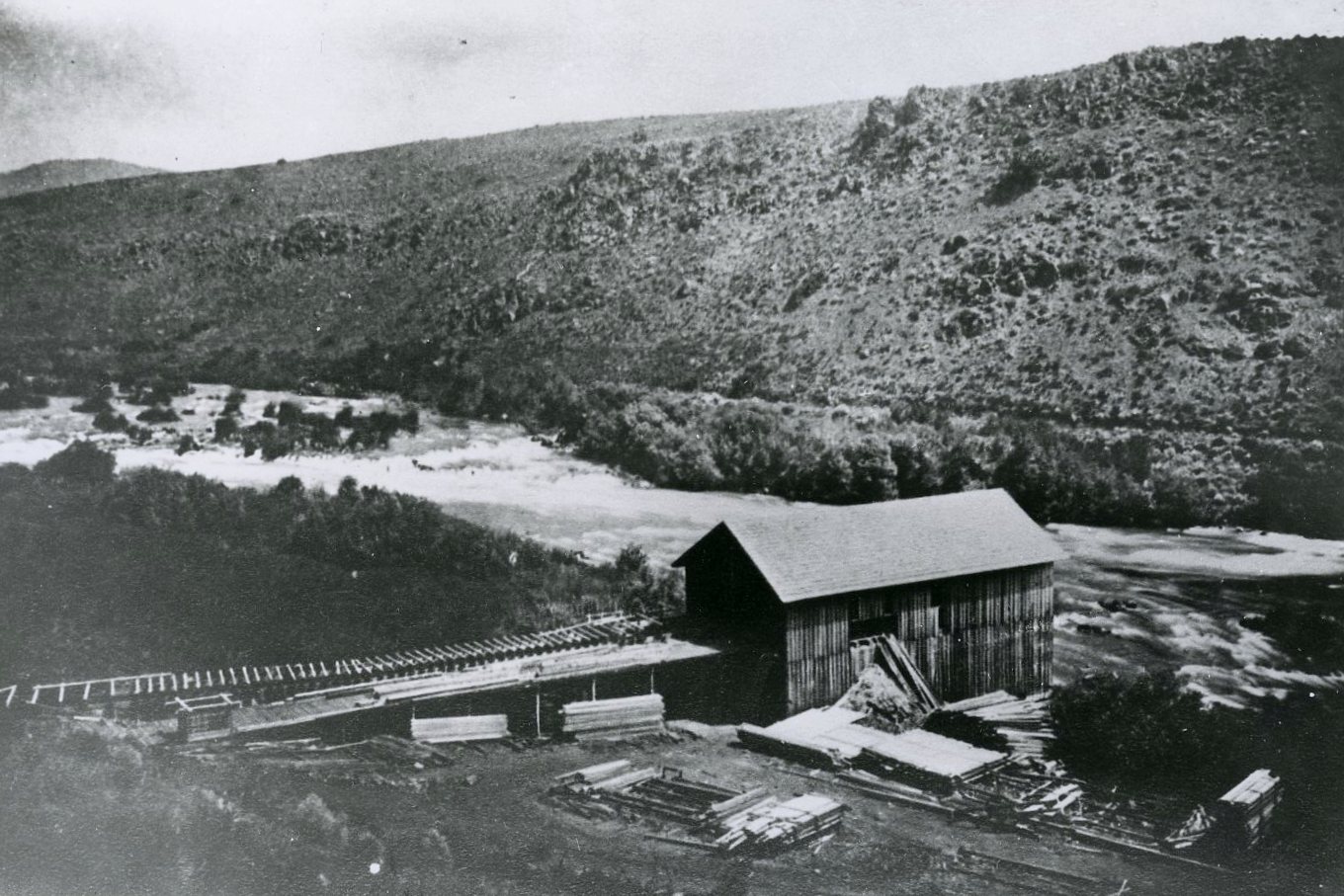 Moore Mill on the Link River, looking NE, date unknown.