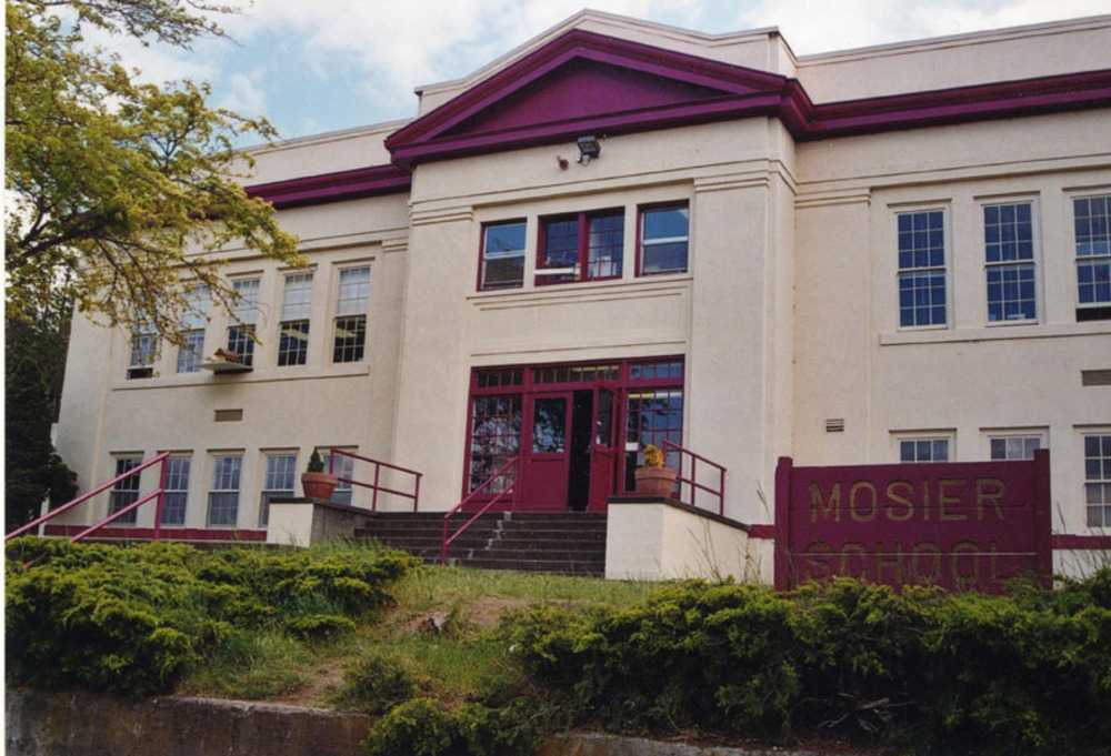 The Mosier School was built in 1920 and is currently a charter school within the Northern Wasco County School District.