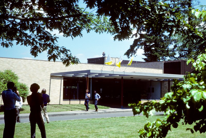 Mt. Angel Abbey Library, June 1980.