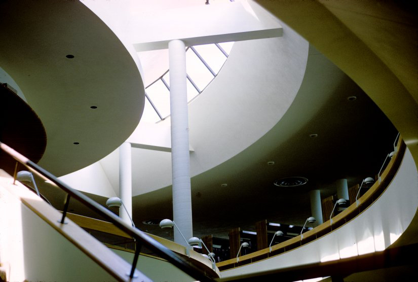 Mt. Angel Abbey Library, May 1970.