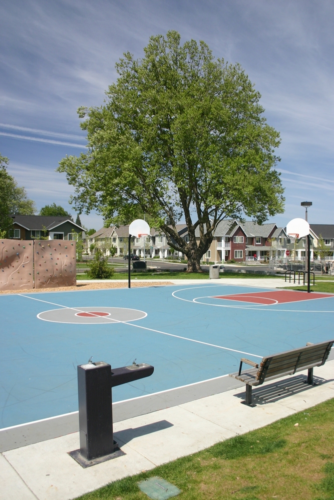 Basketball courts at McCoy Park