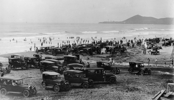 Nye Beach, Newport, about 1920.